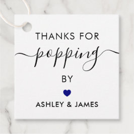 Obrigado por passar Etiquetas, Etiqueta de Casamen