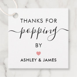 Obrigado por passar pelas etiquetas, etiqueta de c