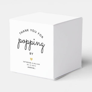 Obrigado por Pop Por Caixa de Favor de Casamento