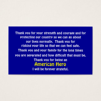 Obrigado Por Servir O Nosso País