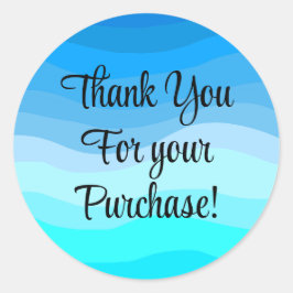 Obrigado por seus adesivos de compra