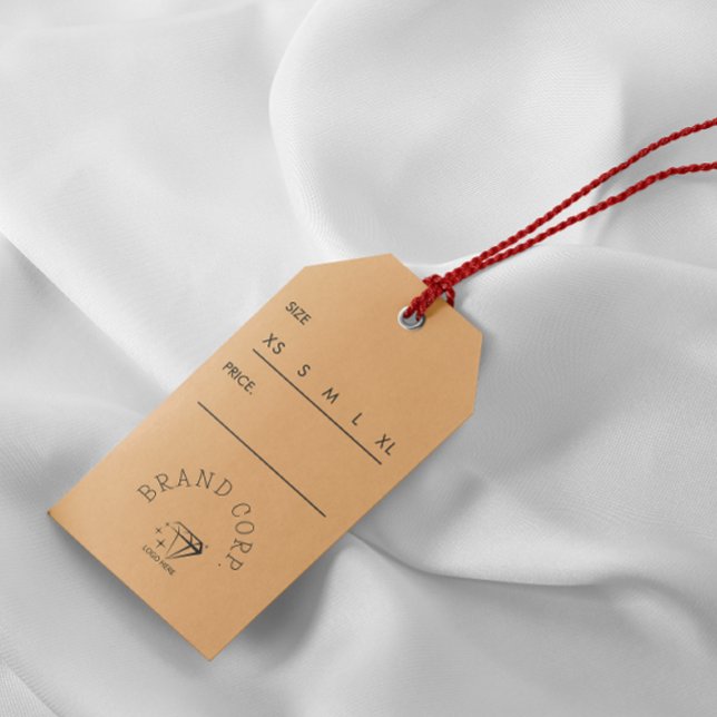 Obrigado Por Sua Etiqueta De Travamento De Vestuár (Thank You For Your Purchase Clothing Hang Tag)