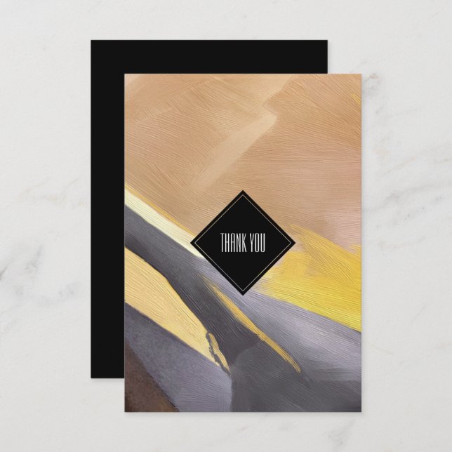 Obrigado por ter vindo ao meu cartão de aniversári (Frente/Verso)