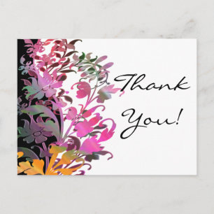 Obrigado Poste Cartões Encantando Flores