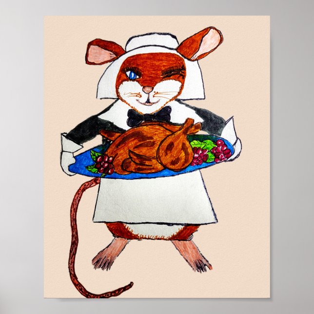OBRIGADO, POSTER DE PILGRIM DE MOUSE (Frente)