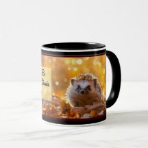Obrigado & Presente Caneca de Ourico-do-mato de Ou