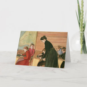 Obrigado, Professor. Cartão de arte fina