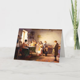 Obrigado, professor. Cartão de saudação de arte