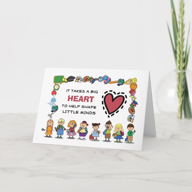 Obrigado, Professor. Cartão de saudação personaliz (Frente)