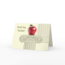 Obrigado Professor. Cartão de Saudação Personaliza