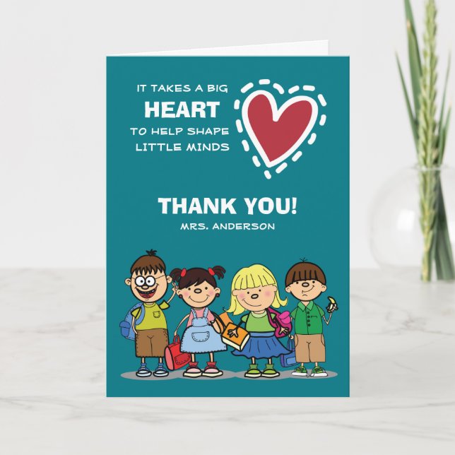 Obrigado, Professor. Cartões de saudação de nome p (Frente)