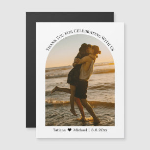 obrigado que o imã da foto do arco do casamento