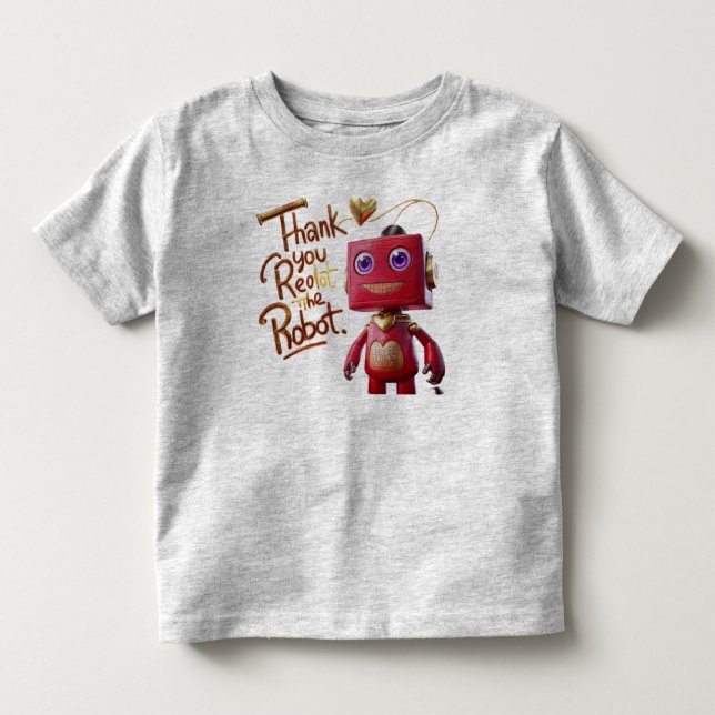 Obrigado Redbot, o robô - T-shirt (Frente)