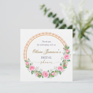 Obrigado Rosas e coroa da respiração do bebê