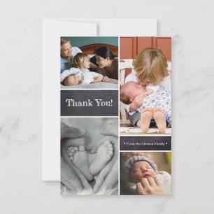 Obrigado, segundo anúncio de nascimento de bebê