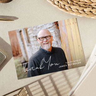 Obrigado Simpatia Cartão Memorial