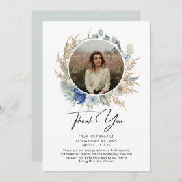 Obrigado Simpatia Foto Funeral Bereavement