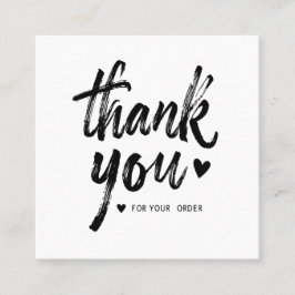 Obrigado Solicite o Cartão de Inserção