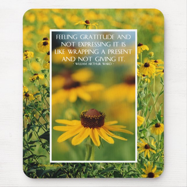 Obrigado - Susans de olhos pretos Mousepad (Frente)