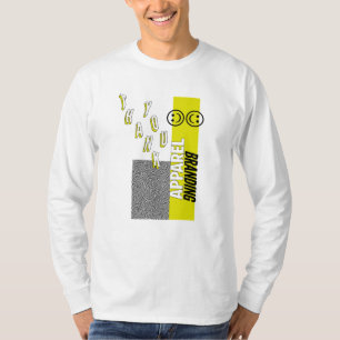 obrigado t-shirt longo da luva