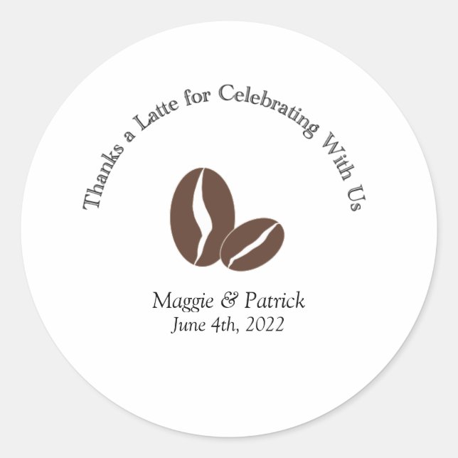 Obrigado um adesivo latente (Frente)