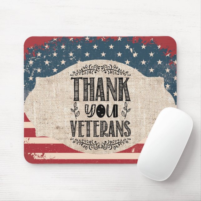 Obrigado Veteranos, Mouse Pad (Com mouse)