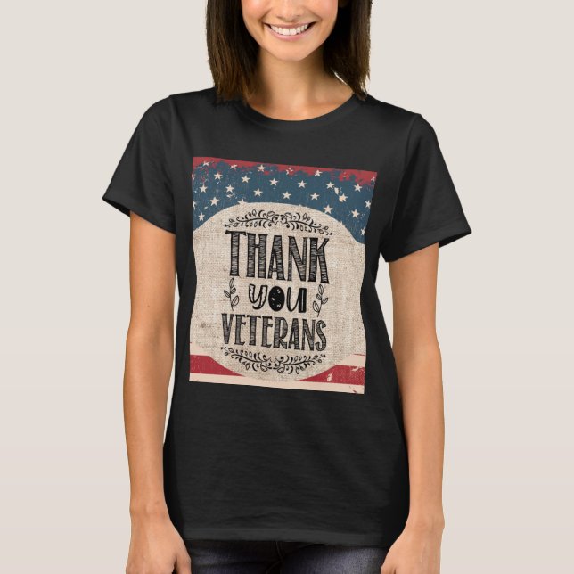 Obrigado Veteranos T-Shirt (Frente)