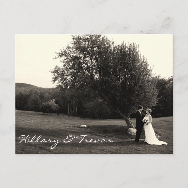 Obrigado Wedding você cartão (Frente)