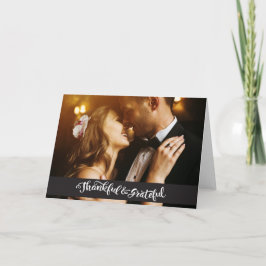 Obrigado Wedding você cartões de fotos dos cartões
