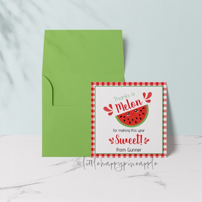 Obrigados a Cartões de agradecimentos Melon (Criador carregado)