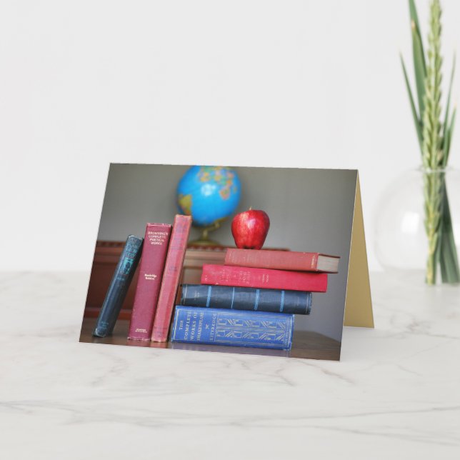 Obrigados, Apple para o Cartão de Professora (Frente)