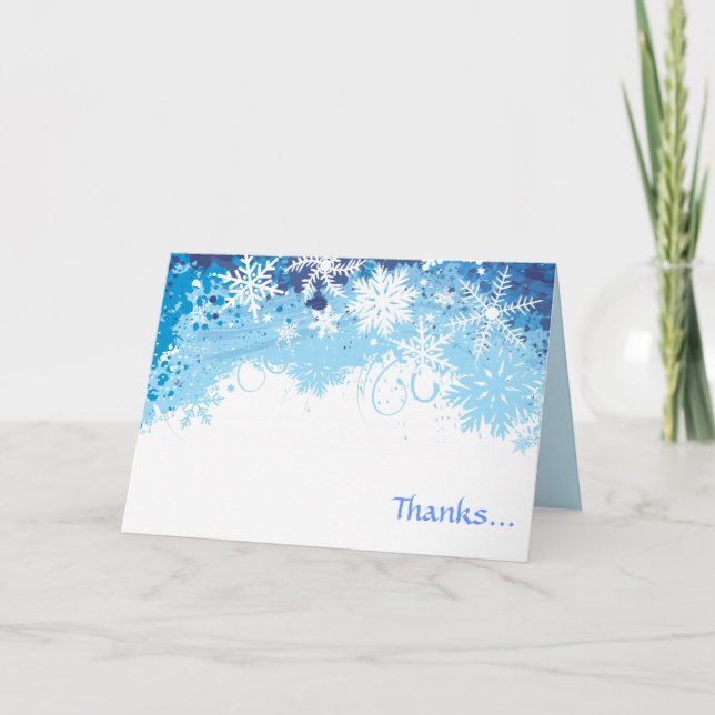 Obrigados CONGELADOS do convite de Mitzvah do (Frente)