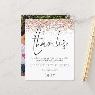 Obrigados de Chá de panela de Fotografia Glitter R