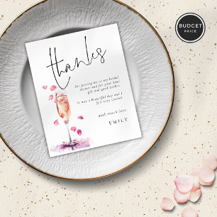 Obrigados de Chá de panela de vidro do Prosecco