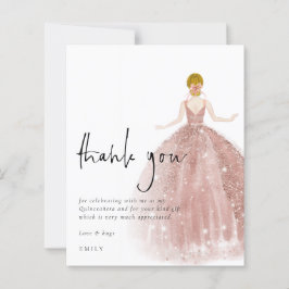 Obrigados de Quinceañera, Rosa de orçamento, Loura