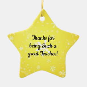 Obrigados de ser um desses ornamentos de professor