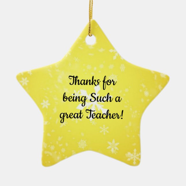 Obrigados de ser um desses ornamentos de professor (Frente)