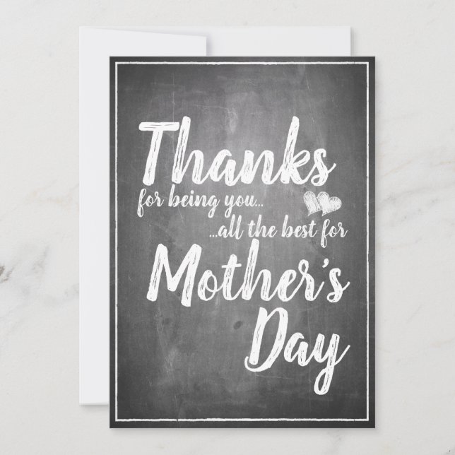 Obrigados de ser você! Dia de as mães (Frente)