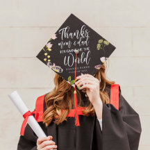 Obrigados Mãe e Pai | Monograma Personalizado Flor