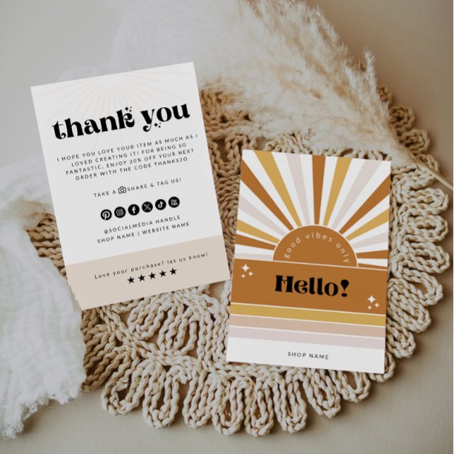 Obrigados Modernos Para Seu Cartão De Compra (Criador carregado)