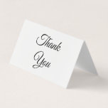 Obrigados, obrigado, carta branca escura e elegant<br><div class="desc">Obrigados,  Obrigado,  na moda elegante branco preto,  elegante,  clássico,  refinado cartão de saudação dobrado</div>