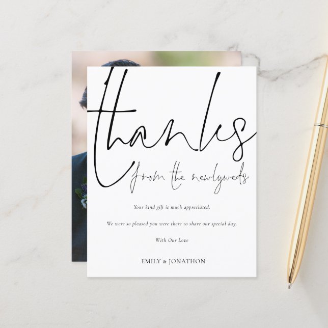 Obrigados Orçamentários Casamentos Fotográficos -  (Frente/Verso In Situ)