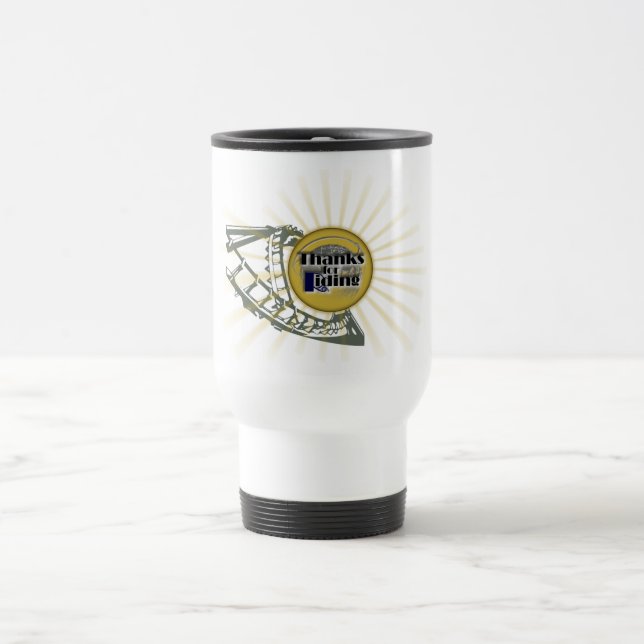 Obrigados para caneca de viagem quente/fria da (Centro)