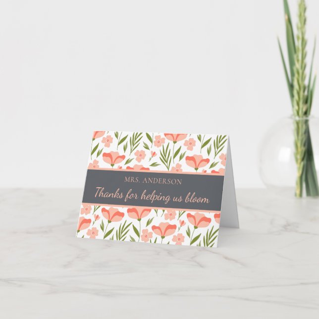 Obrigados Para Nos Ajudar A Fazer Cartões de agrad (Frente)