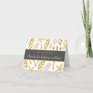 Obrigados Para Nos Ajudar A Receber Cartão De Prof