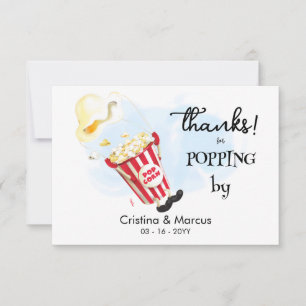 Obrigados para Popping por Evento de Popcorn