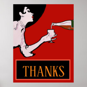 OBRIGADOS, Posters de Senhora Vintage