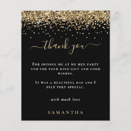 Obrigados Pretos do Partido Hen Fotografias Dourad