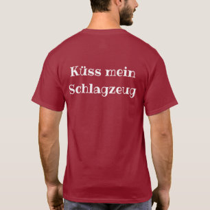 Obscuridade da camisa de Schlagzeug do mein de DMV