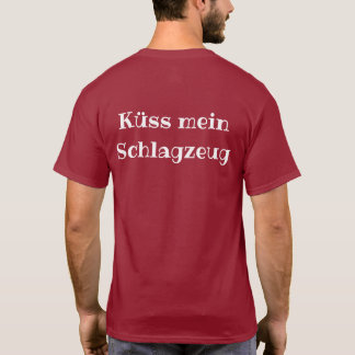 Obscuridade da camisa de Schlagzeug do mein de DMV